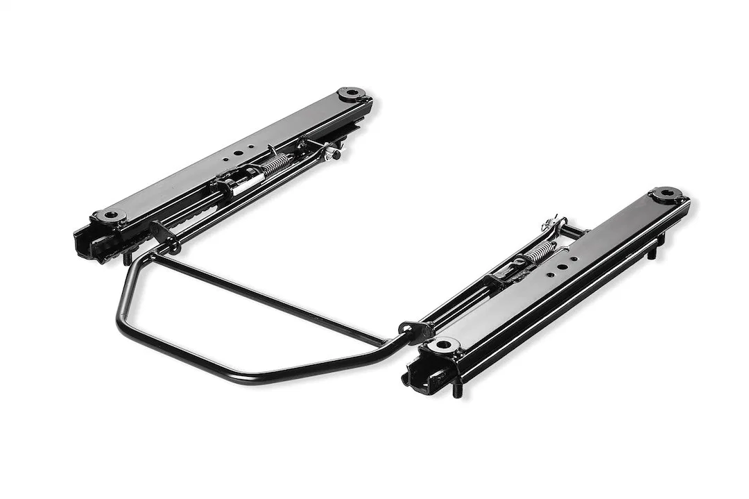 51255-01 – BESTOP Seat Installation Bracket, Slider Fits OEM Seats Black Steel Set of 2 Tracks For One Seat